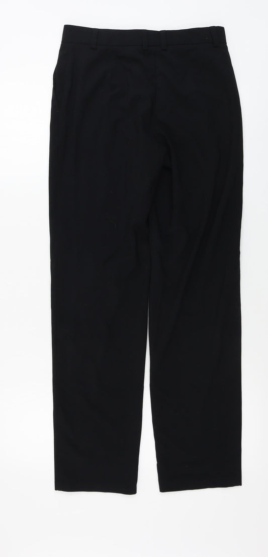 Womens UK Size 8 Marks and Spencer Regular Fit  Black Trousers