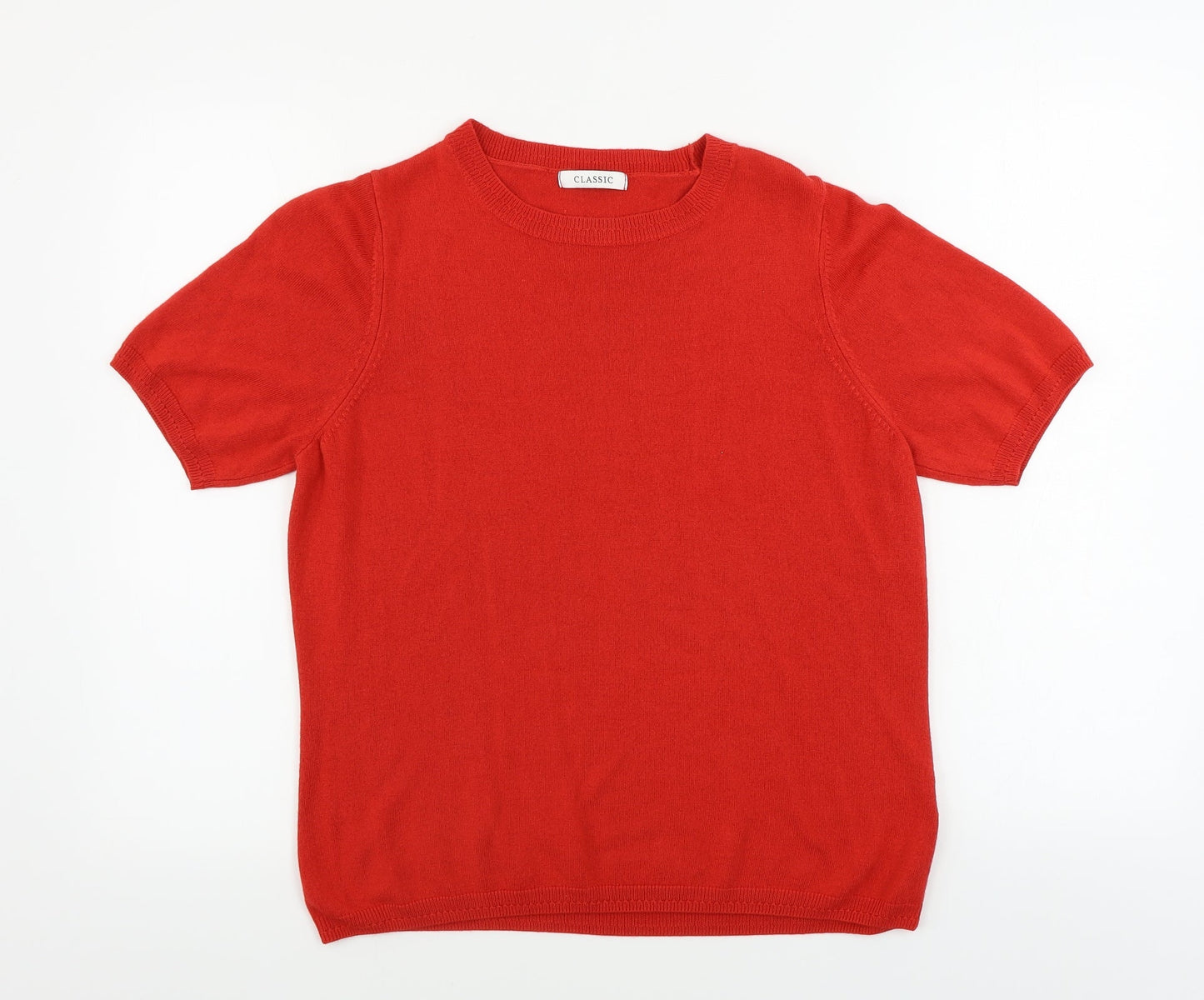 Womens UK Size 16 Marks and Spencer Red Pullover Jumper