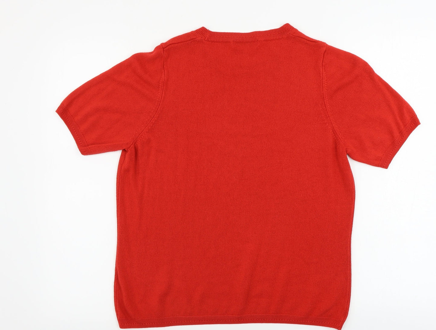 Womens UK Size 16 Marks and Spencer Red Pullover Jumper