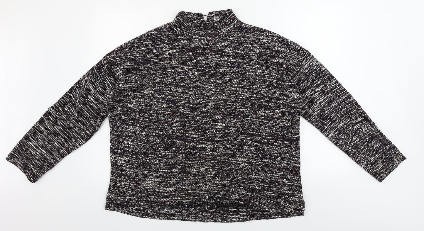 Womens UK Size 12 New Look Black Pullover Jumper