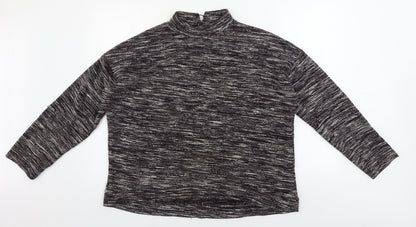 Womens UK Size 12 New Look Black Pullover Jumper