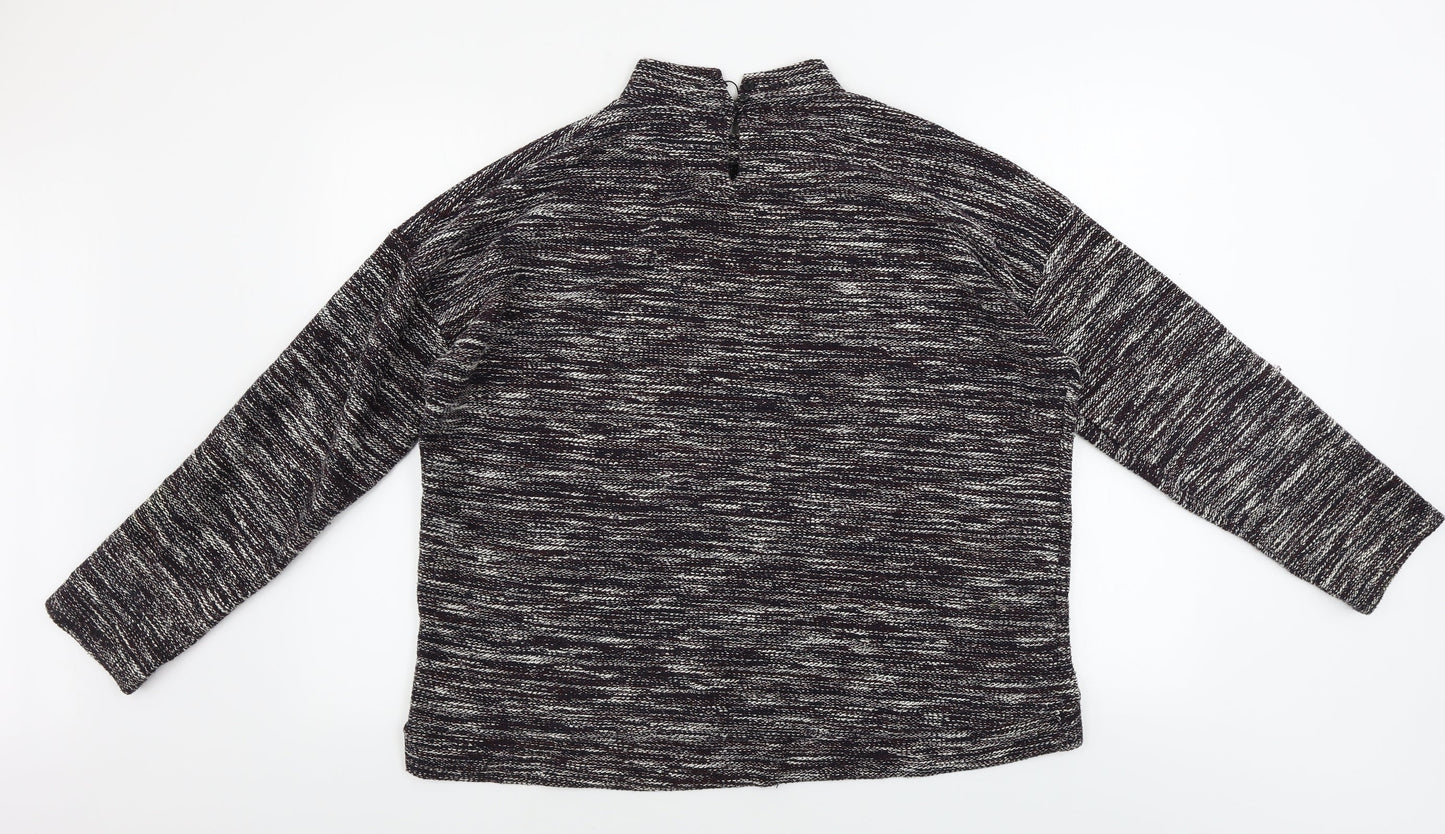 Womens UK Size 12 New Look Black Pullover Jumper