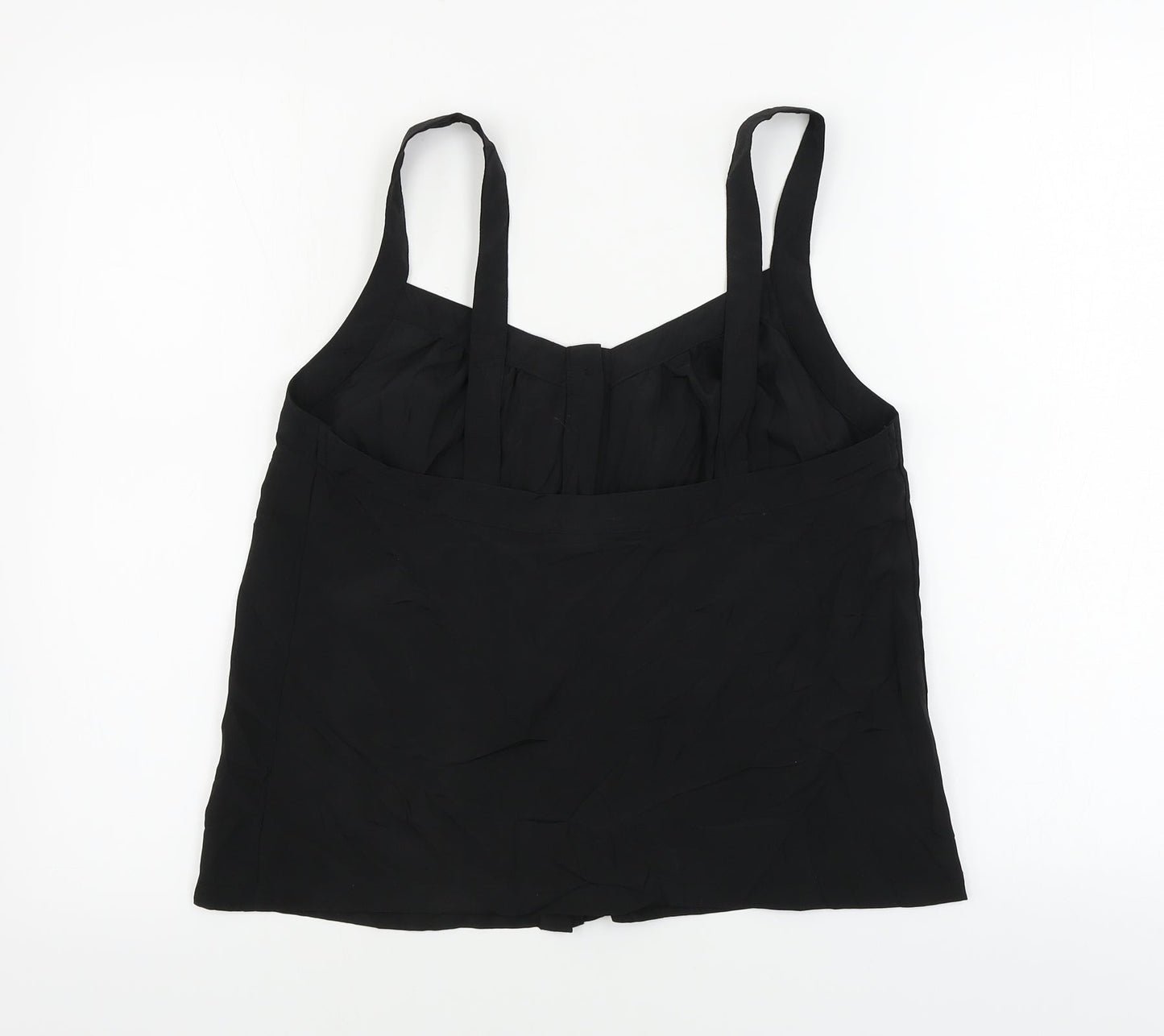 Womens UK Size 12 H&M Black Basic Blouse