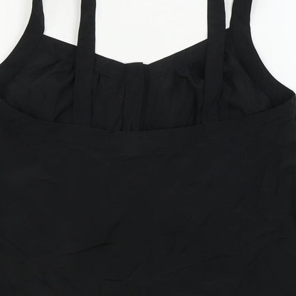 Womens UK Size 12 H&M Black Basic Blouse