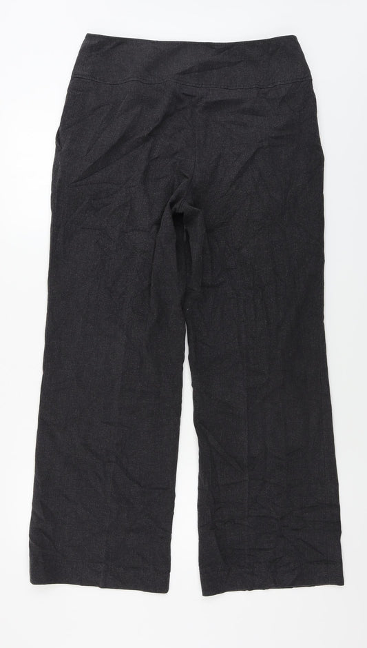 Womens UK Size 12 EWM Regular Fit  Grey Trousers