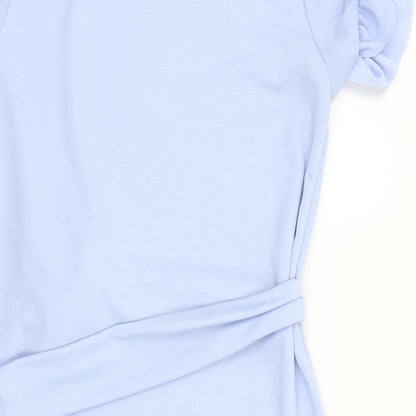 I SAW IT FIRST Womens Blue   A-Line  Size 10  - BELTED