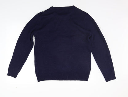 Cedar Wood State Mens Blue   Pullover Jumper Size M  - Christams