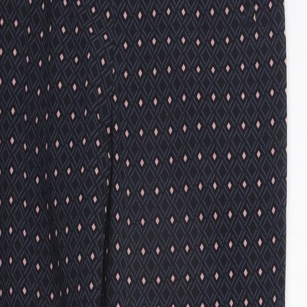 F&F Womens Blue Polka Dot  Jegging Leggings Size 8 L28 in - Elasticated Waist