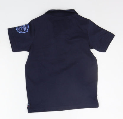 Avenue Boys Blue   Basic Polo Size 5-6 Years