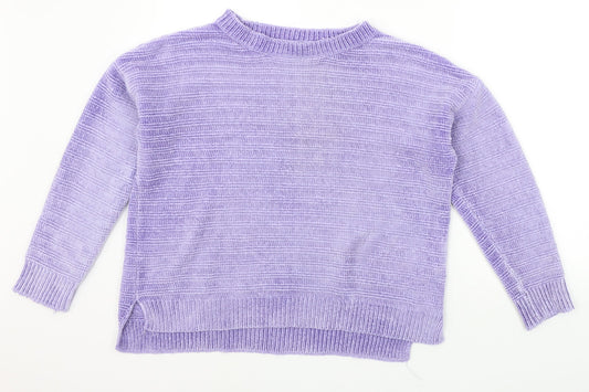 George Womens Purple   Pullover Jumper Size S