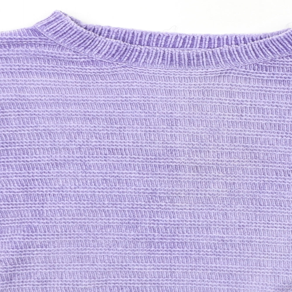 George Womens Purple   Pullover Jumper Size S