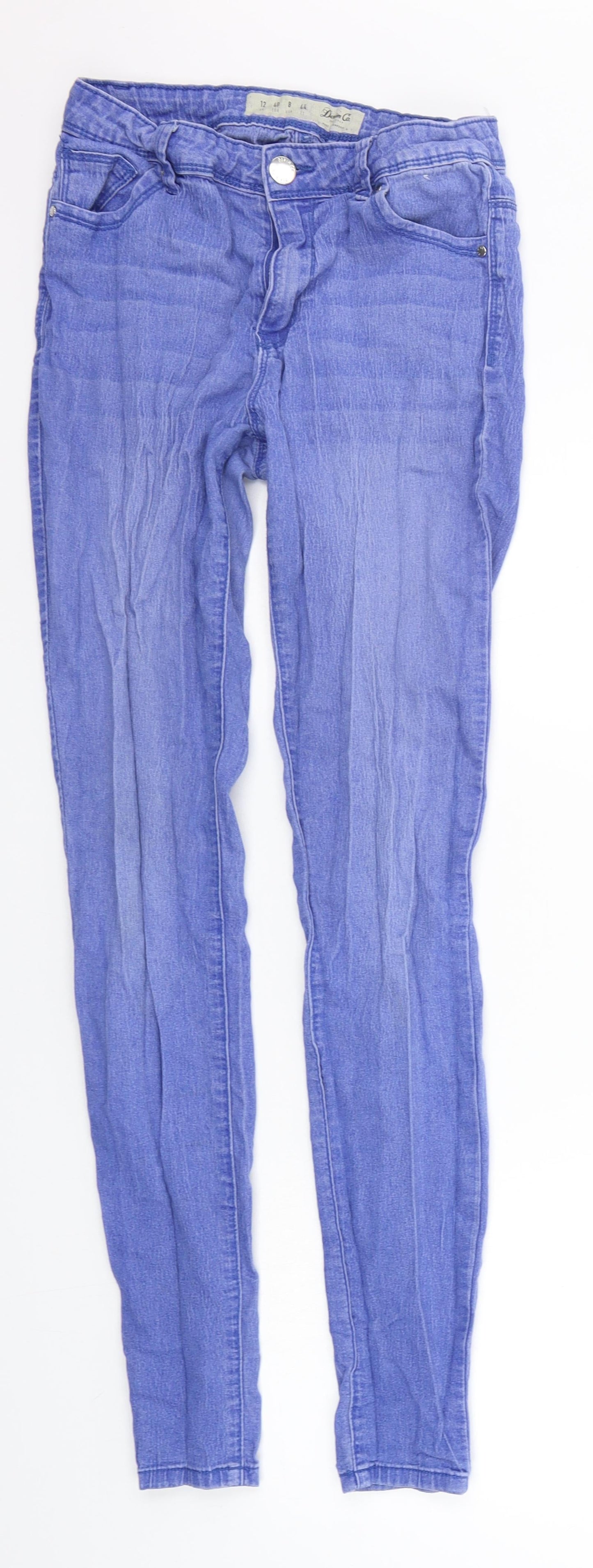 Womens UK Size 12 deniem co Regular Fit Skinny Blue Jeans