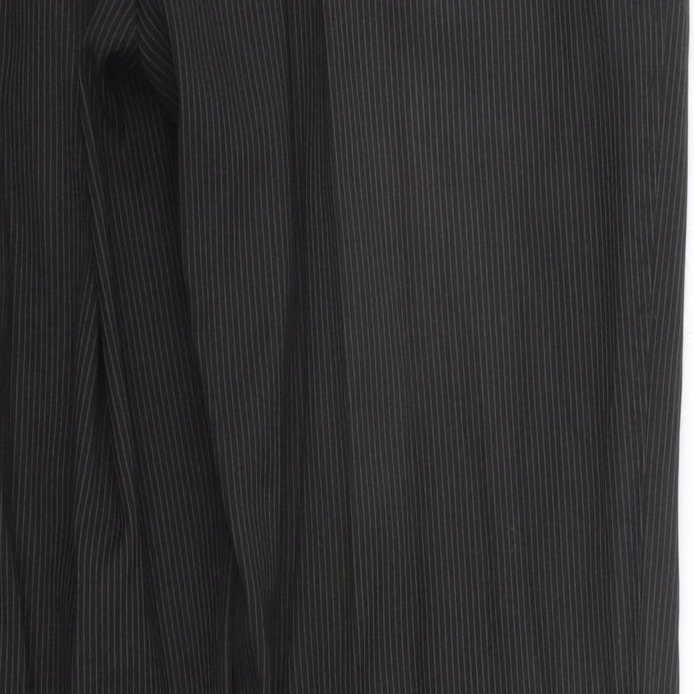 Womens UK Size 32 in F&F Regular Fit  Black Trousers