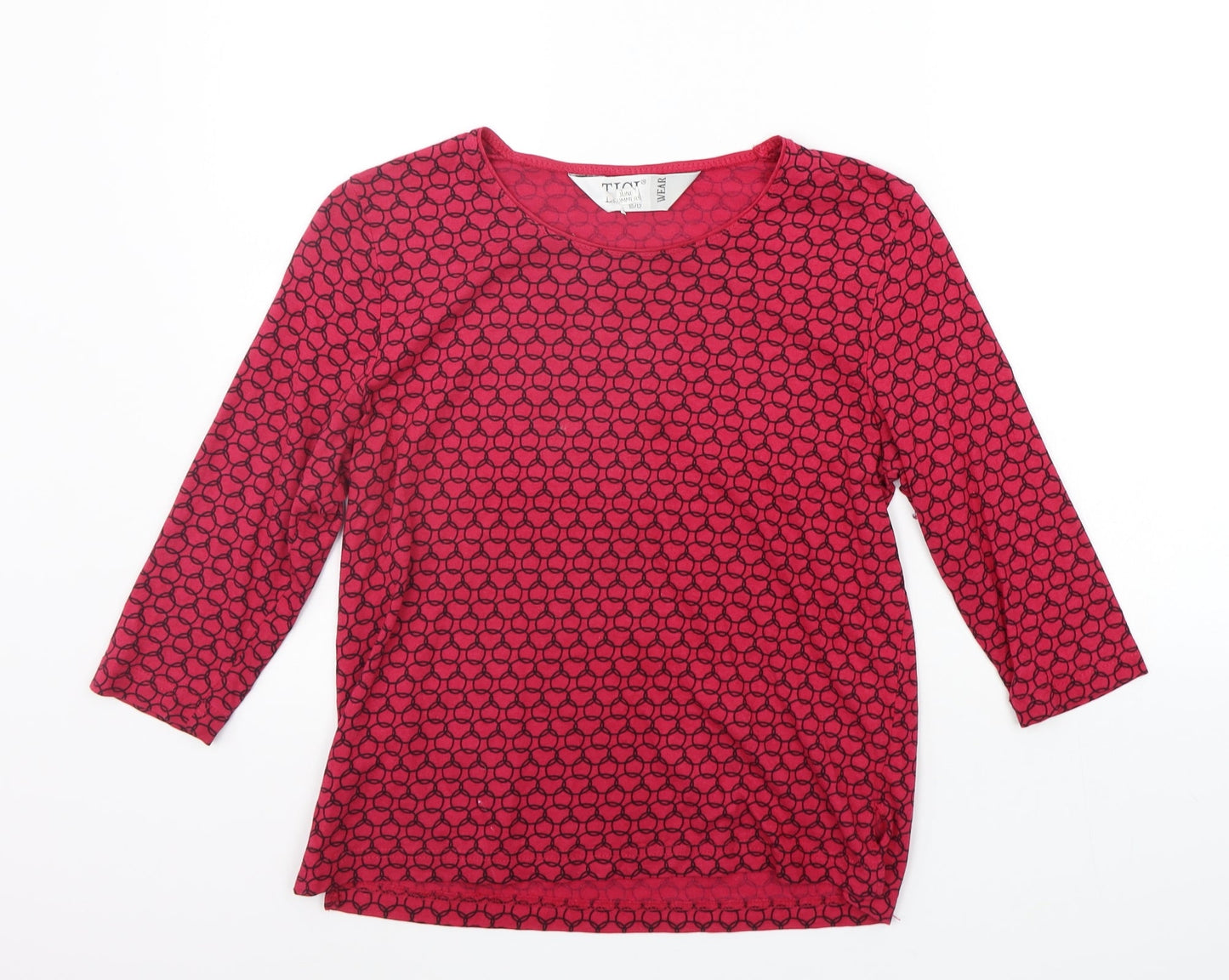 Womens UK Size 10 TIGI Pink  T-Shirt