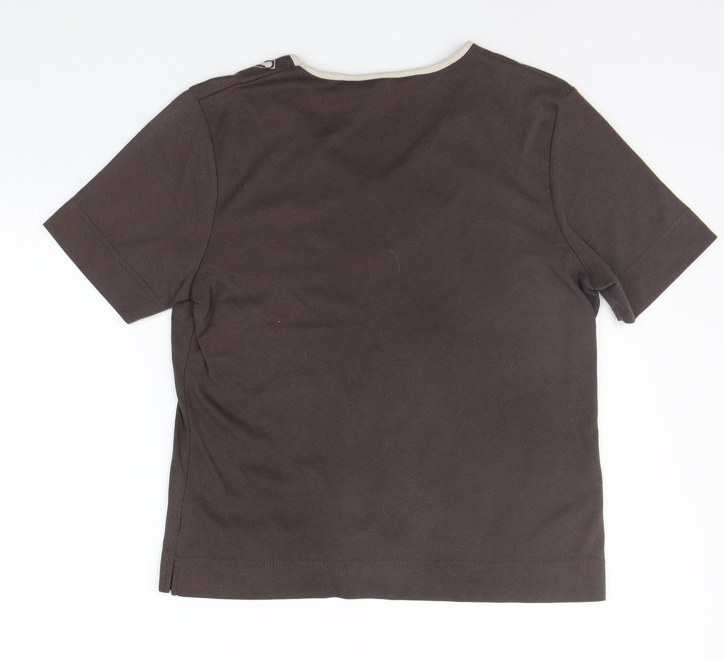 Womens UK Size 12 TIGI Grey Basic T-Shirt