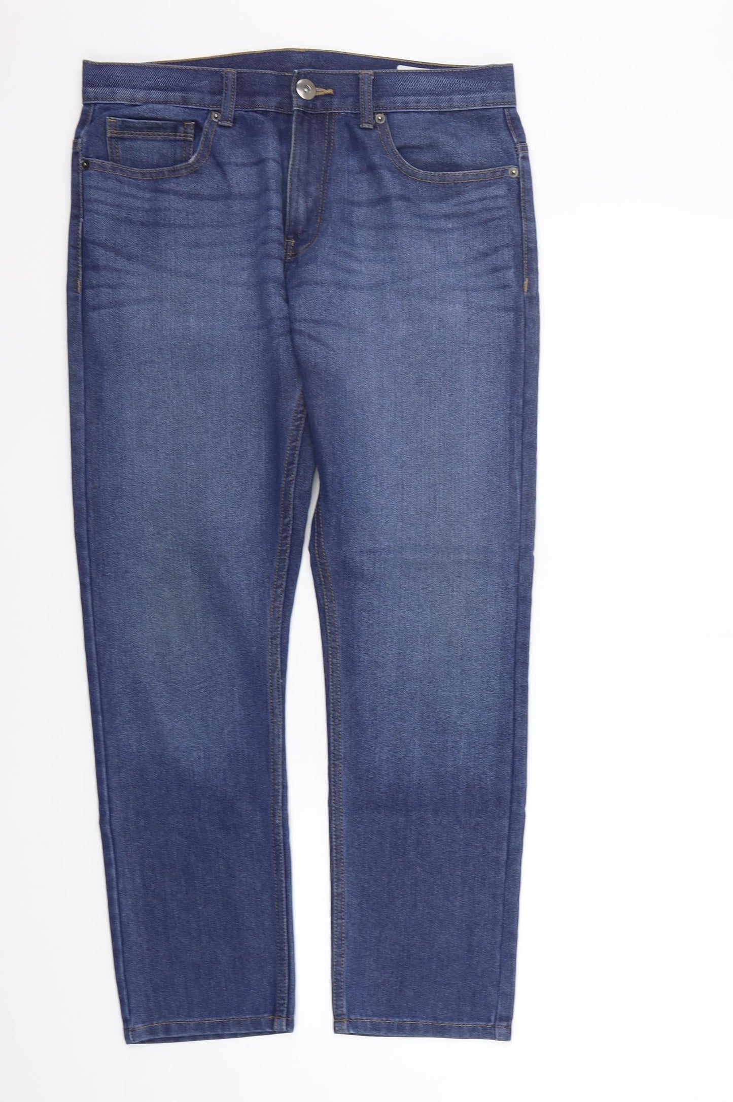 Womens UK Size 32 deniem co Regular Fit Straight Blue Jeans