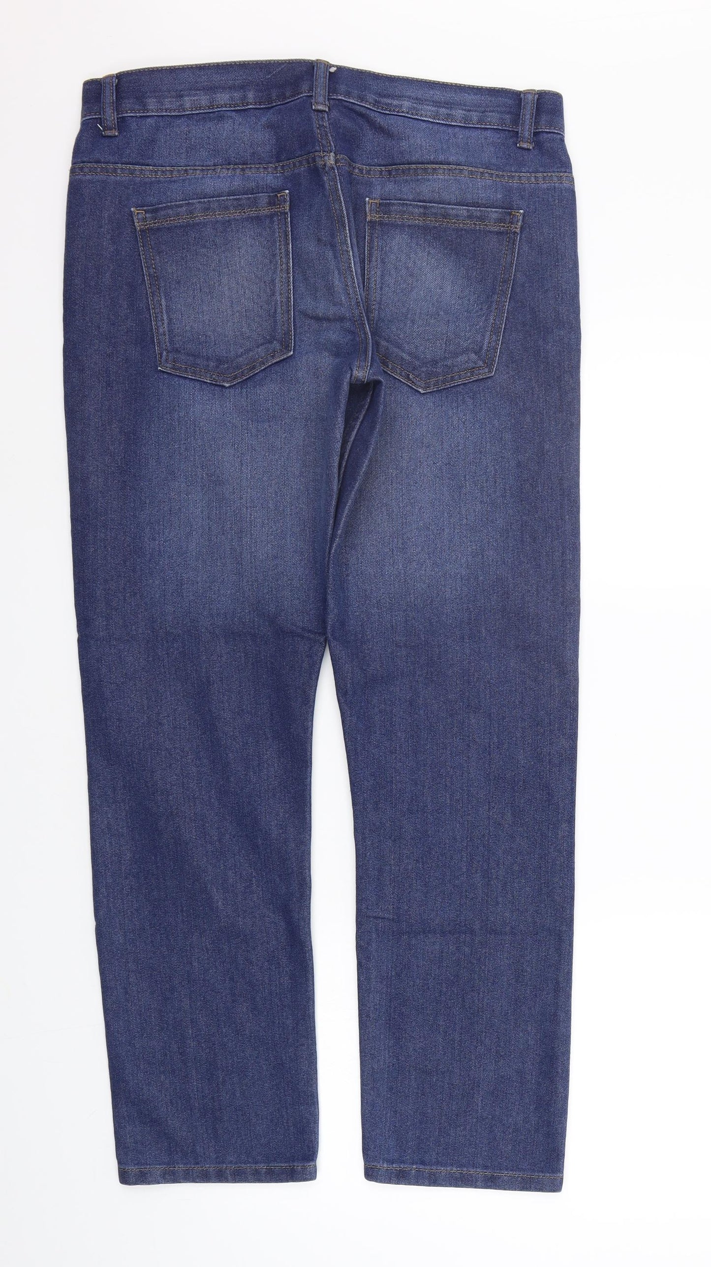 Womens UK Size 32 deniem co Regular Fit Straight Blue Jeans