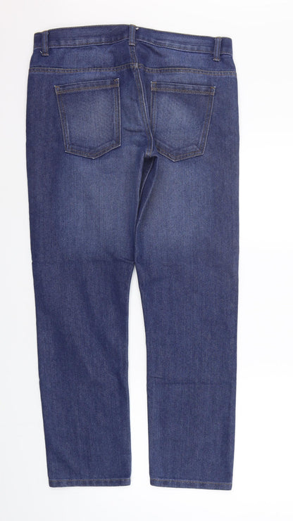 Womens UK Size 32 deniem co Regular Fit Straight Blue Jeans