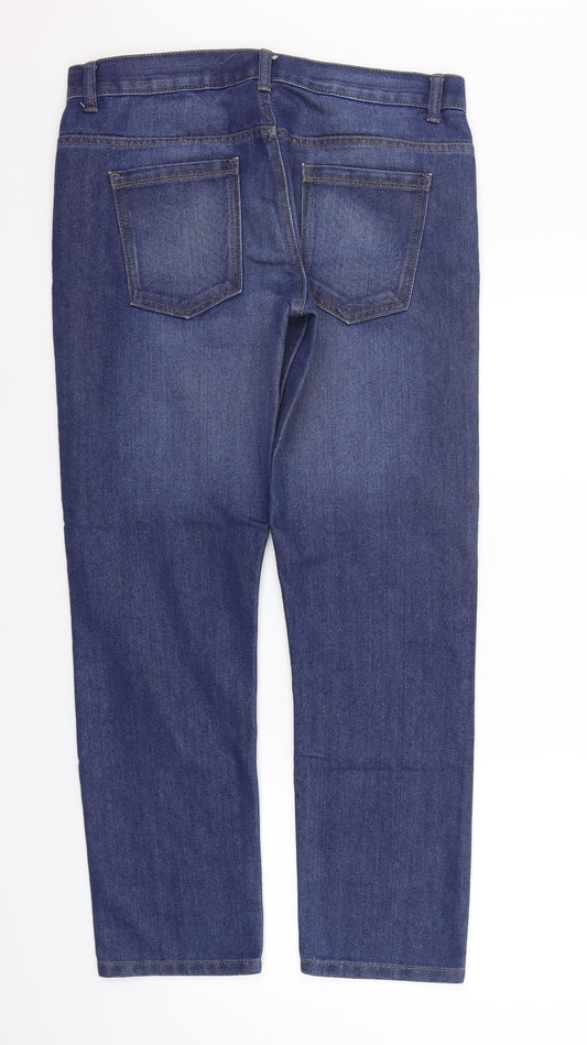 Womens UK Size 32 deniem co Regular Fit Straight Blue Jeans