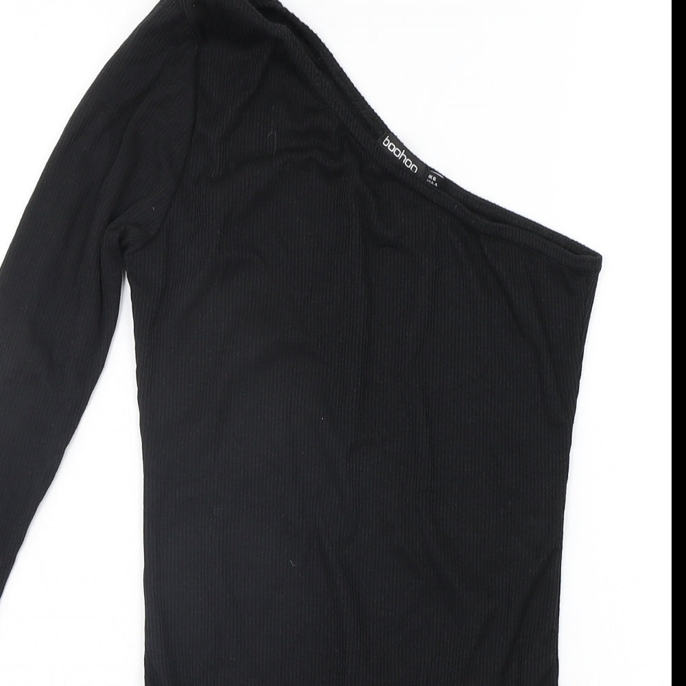 Boohoo Womens Black   Jumpsuit One-Piece Size 8