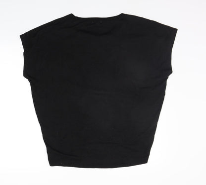 Blue Vanillia Womens Black   Pullover Jumper Size M