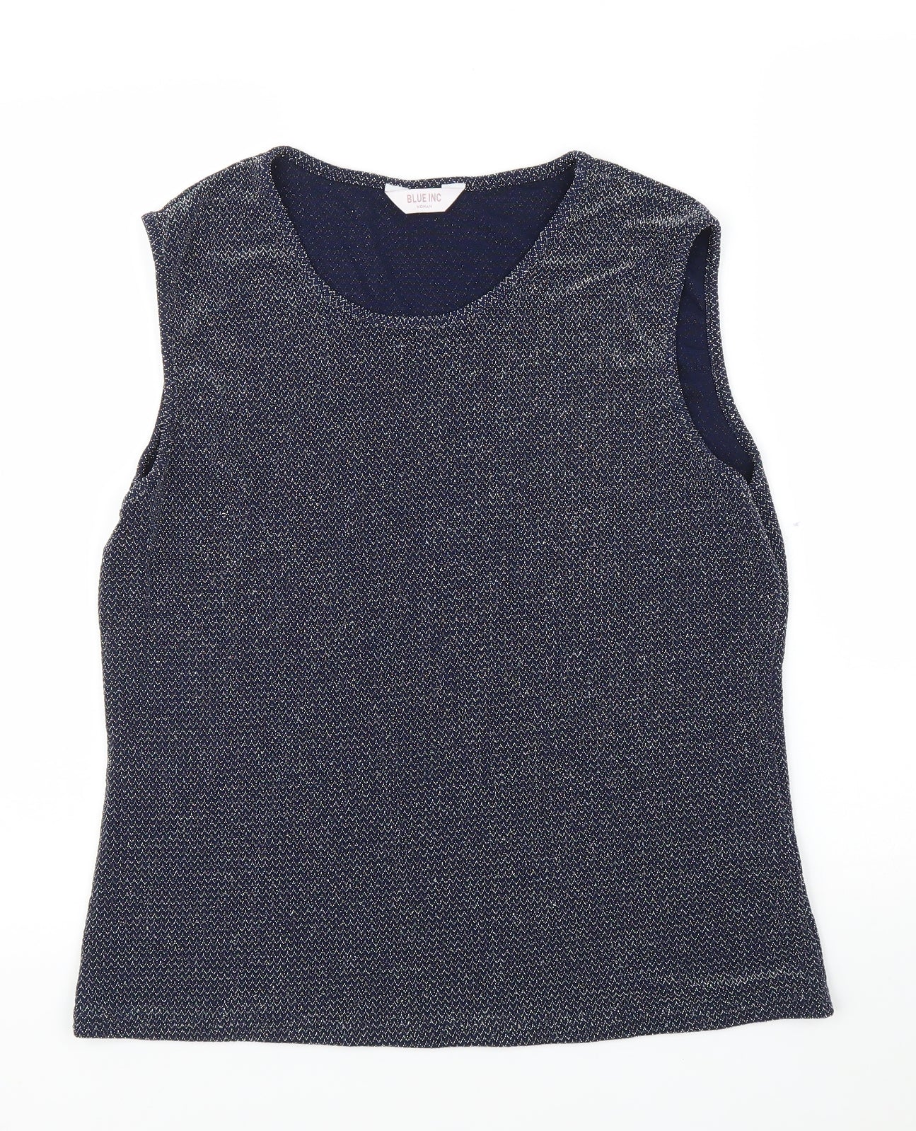 Womens UK Size 16 Blue Inc Blue Basic Blouse
