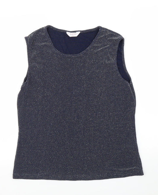 Womens UK Size 16 Blue Inc Blue Basic Blouse