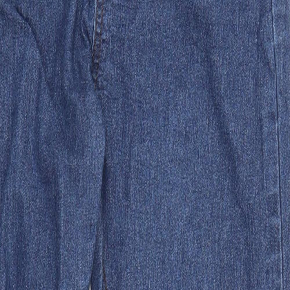 Womens UK Size S Preworn Regular Fit Straight Blue Jeans