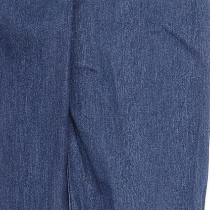 Womens UK Size S Preworn Regular Fit Straight Blue Jeans