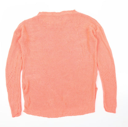 F&F Womens Orange   Pullover Jumper Size 10
