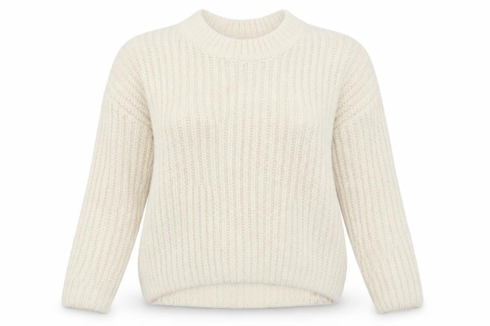 Womens UK Size S Papaya Ivory Pullover Jumper