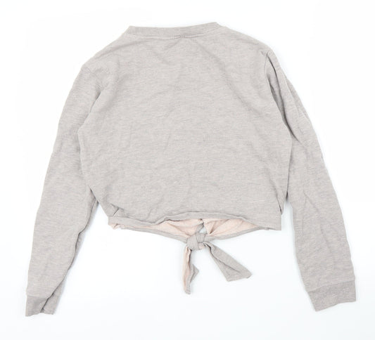 Womens UK Size 8 Miss Selfridge Grey Pullover Jumper