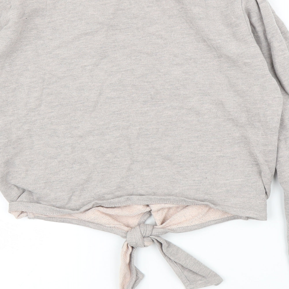 Womens UK Size 8 Miss Selfridge Grey Pullover Jumper