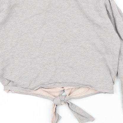 Womens UK Size 8 Miss Selfridge Grey Pullover Jumper