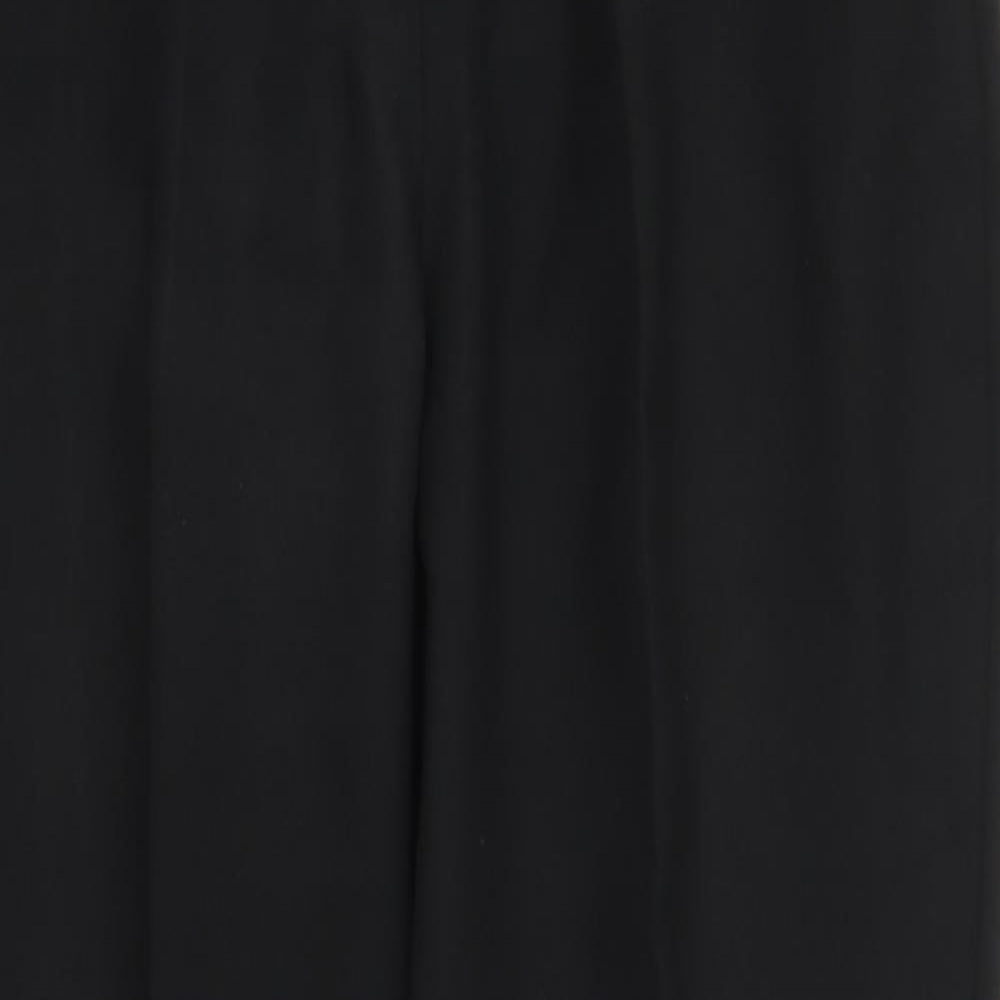 Peacocks Womens Black   Trousers  Size 14 L27 in