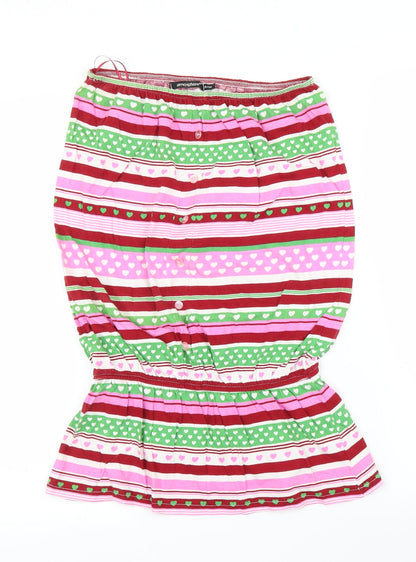 Primark Womens Pink Striped  Basic Blouse Size 8