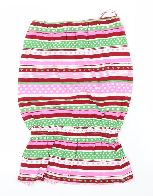 Primark Womens Pink Striped  Basic Blouse Size 8