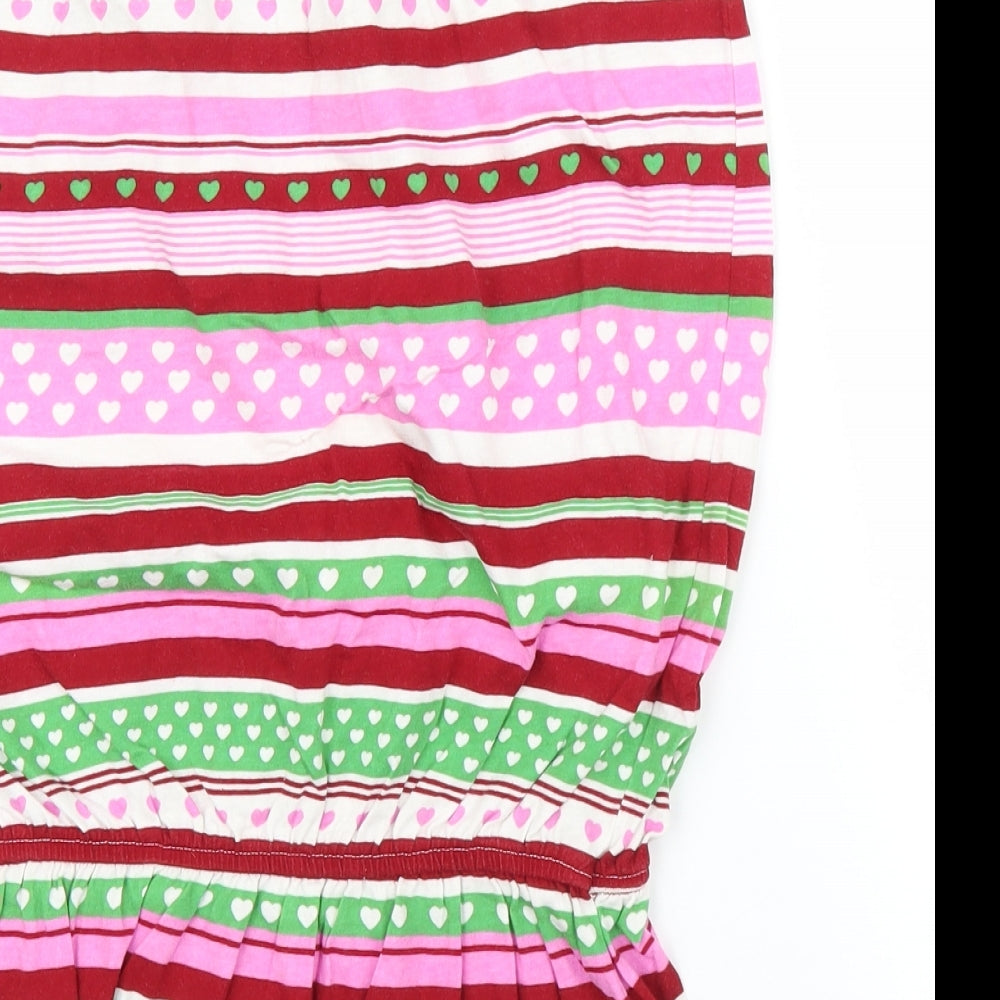 Primark Womens Pink Striped  Basic Blouse Size 8