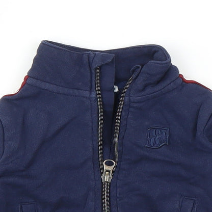 Debenhams Baby Blue   Full Zip Jumper Size 3-6 Months