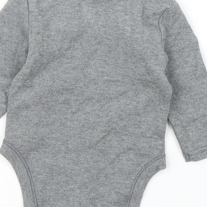Primark Boys Grey   Babygrow One-Piece Size 0-3 Months  - Disney, Mickey Mouse