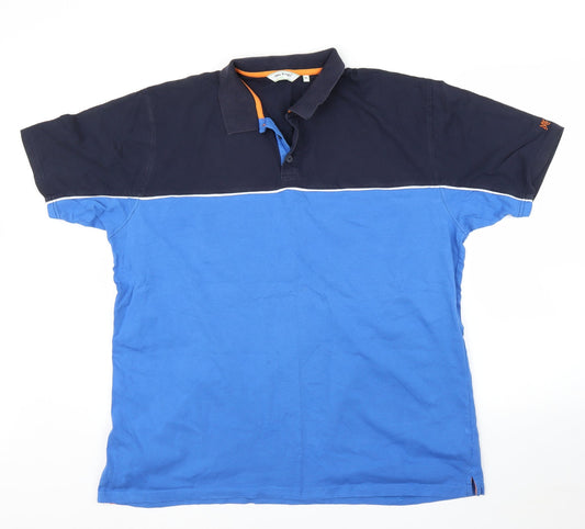 EWM Mens Blue    Polo Size XL