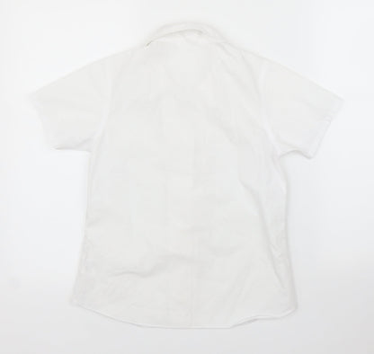 John Lewis Girls White   Basic Button-Up Size 11 Years