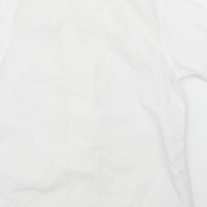 John Lewis Girls White   Basic Button-Up Size 11 Years