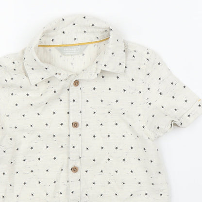 Primark Boys Beige   Basic Button-Up Size 2 Years