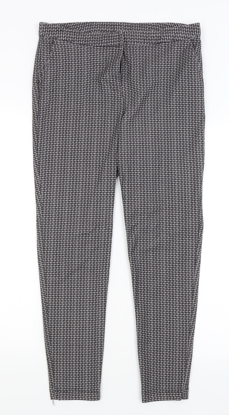 New Look Womens Black   Trousers  Size 12 L25 in