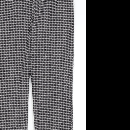 New Look Womens Black   Trousers  Size 12 L25 in