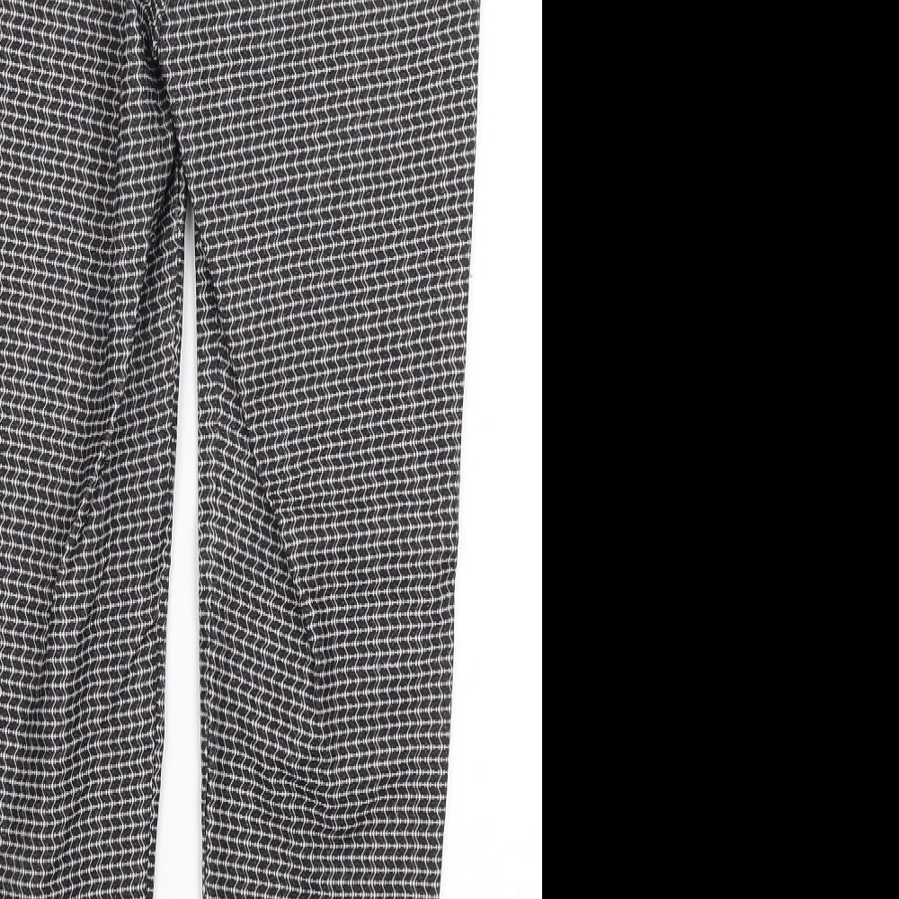 New Look Womens Black   Trousers  Size 12 L25 in