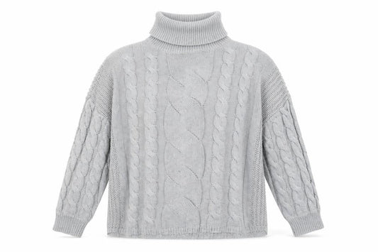 Womens UK Size M AX Paris Grey Pullover Jumper