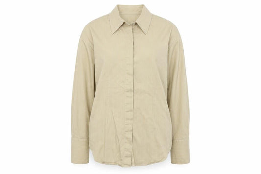 CT Woman Womens Brown Striped  Basic Button-Up Size 18