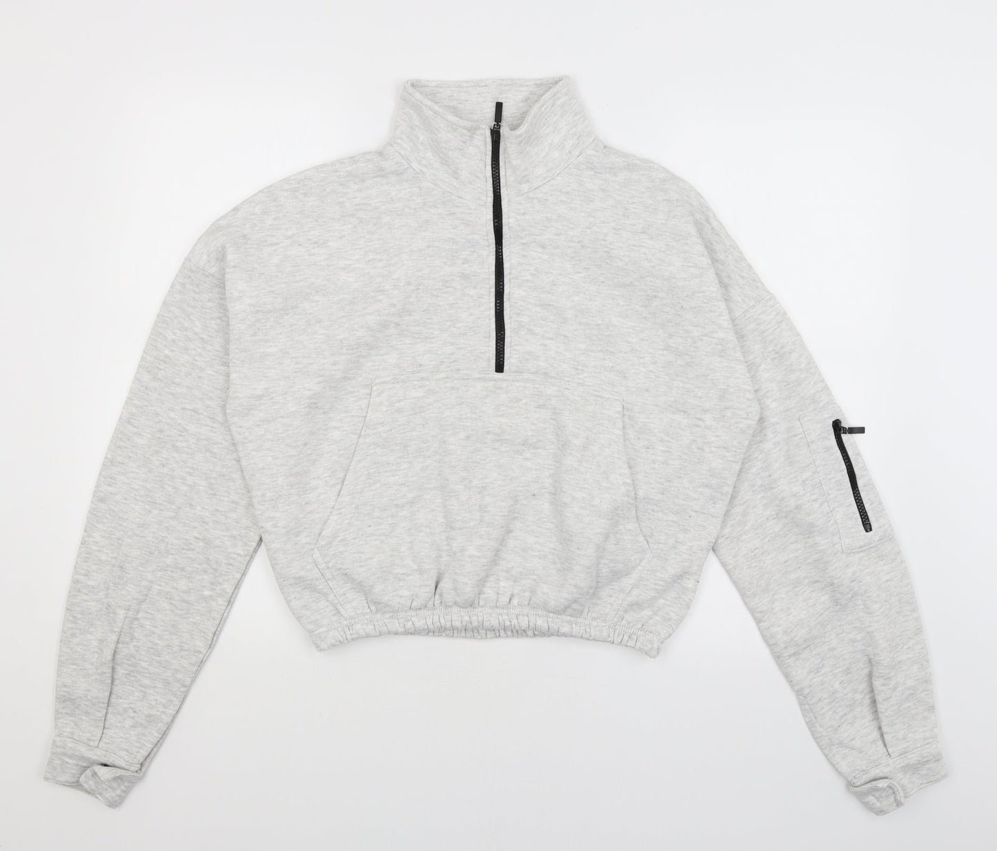 Boohoo Womens Grey   Pullover Jumper Size M